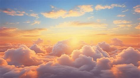 云朵壁纸黄昏时的金光灿灿云彩云朵蓝天中的夕阳落日晚霞白云风景图图片下载 - 觅知网