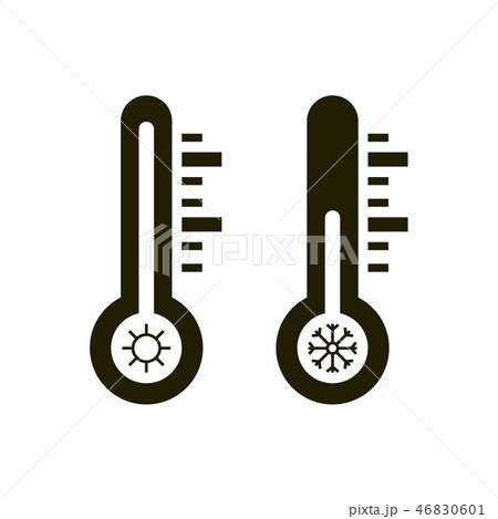 Thermometer Symbol. Vector Flat Temperatureのイラスト素材 [46830601] - PIXTA