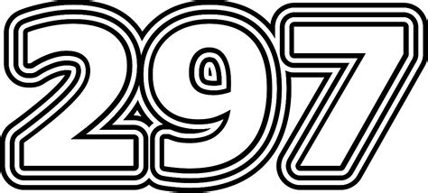 297 número logo icono diseño vector imagen. número logo icono diseño ...