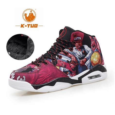 K TUO High Top Basketball Shoes Men Women Boots Breathable Non Slip ...