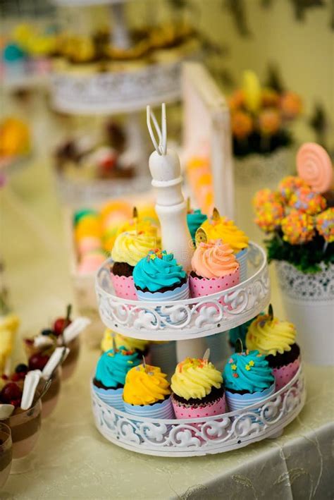 Cupcakes stock photo. Image of tarts, bannanas, arrangement - 46791534