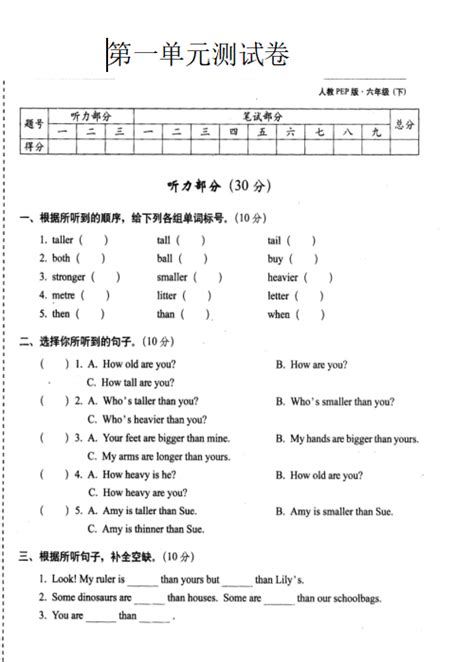 江苏译林版六年级下册英语第三单元知识点_南京学而思1对1