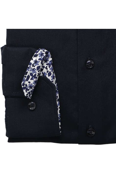Seidensticker Shaped Hemd dunkelblau, Einfarbig | Businesshemden.com