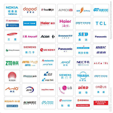 一组国产手机品牌logo-快图网-免费PNG图片免抠PNG高清背景素材库kuaipng.com