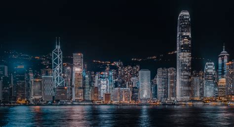香港维多利亚港夜景高清图片下载-正版图片500663026-摄图网