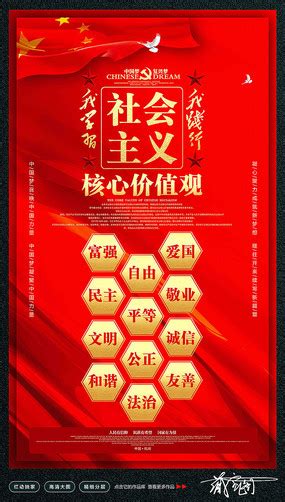 二十四字核心价值观图片_二十四字核心价值观设计素材_红动中国
