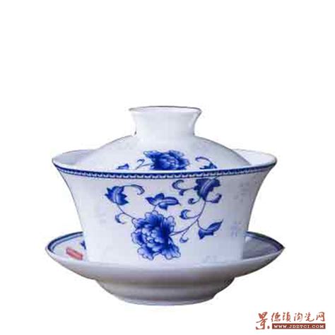 景德镇白瓷影青瓷品茗杯 陶瓷主人单杯子普洱泡茶杯 功夫茶具配件-美间设计
