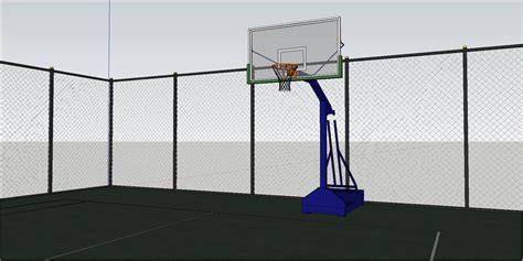 篮球场_精细模型su模型下载-光辉城市