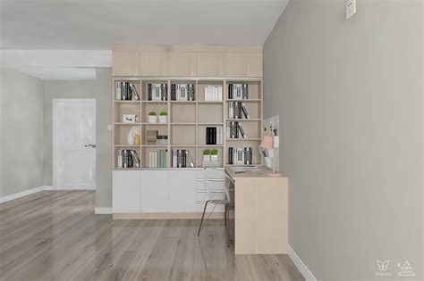 书柜书桌|空间|家装设计|Z54639803 - 原创作品 - 站酷 (ZCOOL)