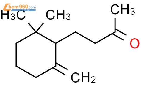 13720-12-2,4-(2,2-二甲基-6-亚甲基环己基)-2-丁酮化学式、结构式、分子式、mol – 960化工网