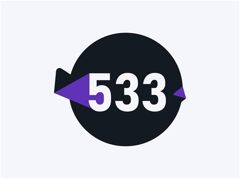 533 número logo icono diseño vector imagen. número logo icono diseño ...