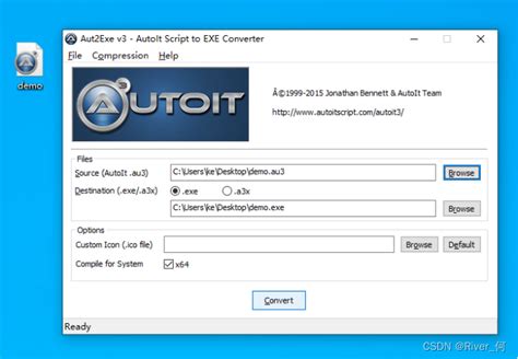 AutoIt安装下载及使用总结_autoit下载-CSDN博客