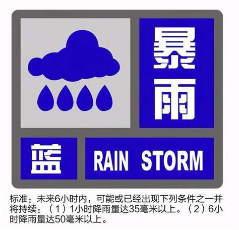 暴雨预警手机海报_手机海报_爱设计