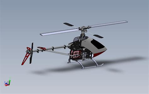 Toycopter玩具直升机结构3D模型图纸 Solidworks设计 – KerYi.net