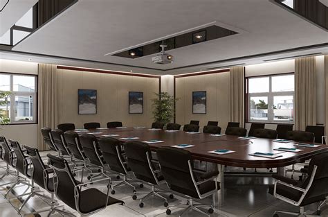 中式会议室|空间|室内设计|西橘的橘 - 原创作品 - 站酷 (ZCOOL)