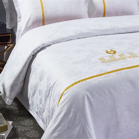 色带绣LOGO-酒店床上用品-美观舒适-深圳恒安辉公司