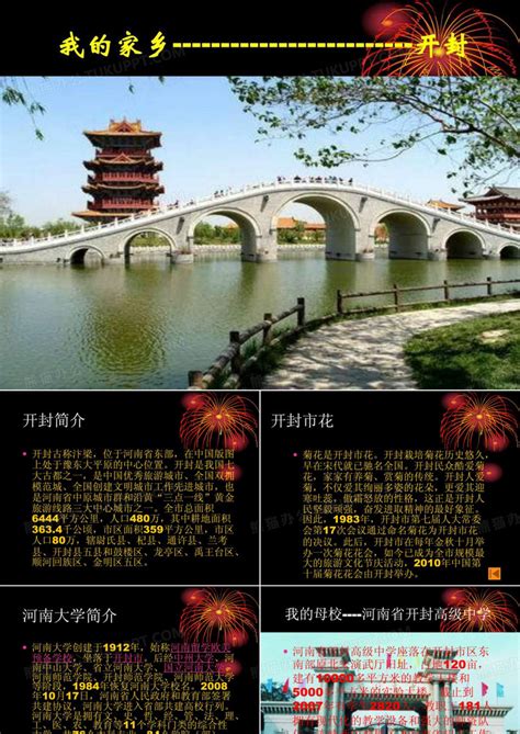 中国风创意复古我的家乡城市印象旅游景点宣传PPT模板-PPT牛模板网