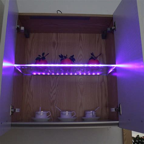 柜内LED8MM层板橱柜灯 可调色玻璃层板酒柜架子led灯-阿里巴巴