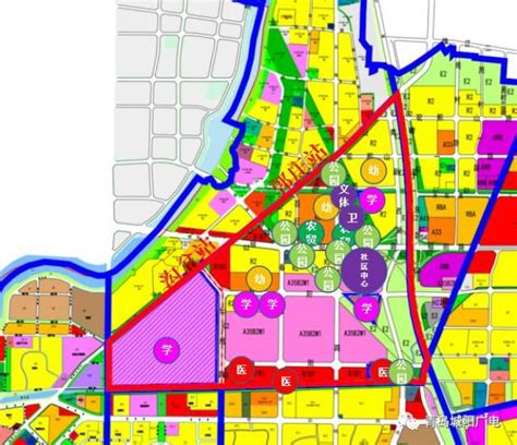 城阳街道东部片区控详规划批前公示：规划范围11平方公里