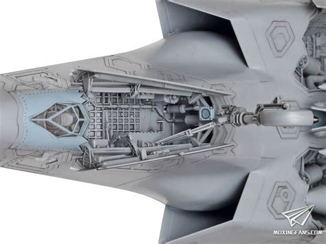 【田宫 61124】1/48 F-35A闪电2战斗机官方素组成品照片及板件预览(2)_静态模型爱好者--致力于打造最全的模型评测网站