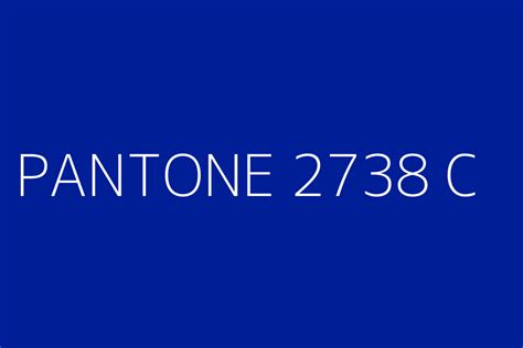 PANTONE 2738 C Color HEX code