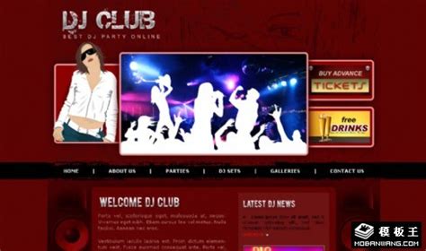 音乐DJ网站设计图__英文模板_ web界面设计_设计图库_昵图网nipic.com