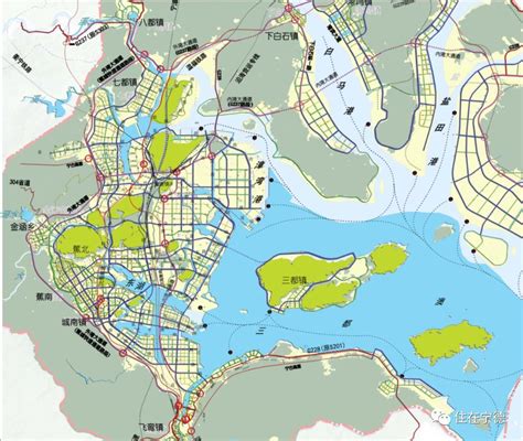 宁德未来三个区,宁德三都澳新区规划图,宁德城市规划2030图(第3页)_大山谷图库