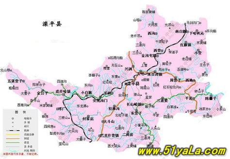 滦平县行政地图