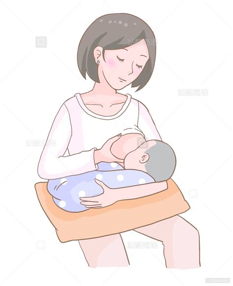 采用摇篮式喂奶的中国妈妈正在给宝宝哺乳_站酷海洛_正版图片_视频_字体_音乐素材交易平台_站酷旗下品牌
