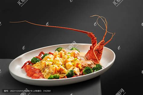 芝士焗澳洲龙虾,中国菜系,食品餐饮,摄影素材,汇图网www.huitu.com