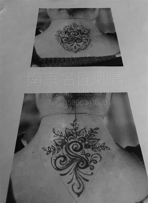 一款日本美女般若纹身图案