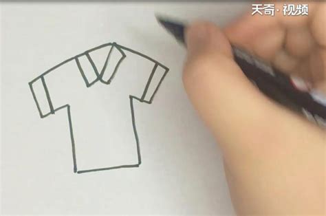 儿童T恤怎么画t恤的画法简笔画图片大全 - 巧巧简笔画