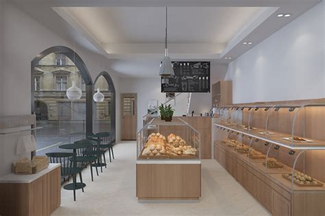 匠客空间作品——咖啡店风格面包房之天香烘焙！|空间|室内设计|匠客餐饮空间设计 - 原创作品 - 站酷 (ZCOOL)
