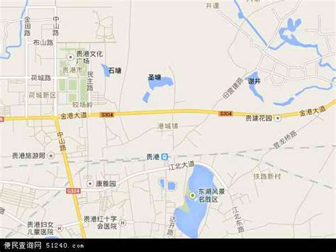贵港市标准地图（要素版）_贵港地图库_地图窝