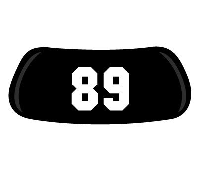 Number #89 Original EyeBlack - Numbers