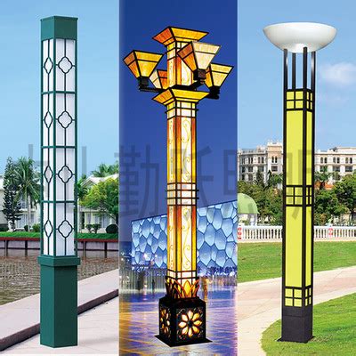 景观生产厂家专业订制户外方形不锈钢景观灯 园林雕塑 广场灯柱 ...