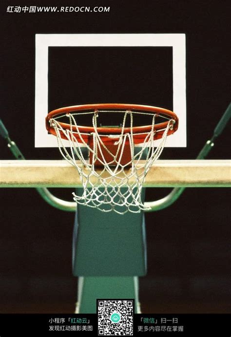 篮球架上的篮框特写图片免费下载_红动网
