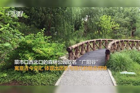 【北京】菜市口森林公园取名“广阳谷” 古今交汇出门就见公园绿地_广阳_古今_绿地