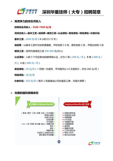 深圳华星技师（大专）招聘简章-电气与电子工程学院