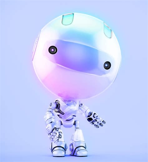 Cute smiling bot——超可爱的机器人，献给同样爱笑的你！ - 普象网