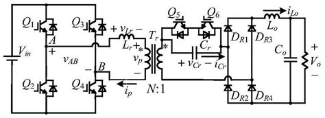 一种双向全桥DC/DC变换器电路及抑制偏磁的控制方法与流程