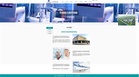 医疗器械公司网站模板（PC+WAP）_麦站