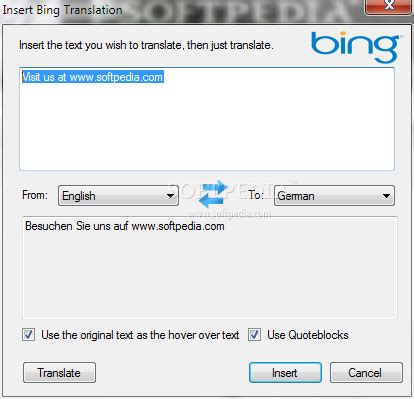 Download Bing Translator 1.0.0.0