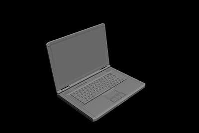 【笔记本电脑3D模型】-VR无灯光有贴图MAX2014笔记本电脑3d模型下载-ID288289-免费3Dmax模型库 - 青模3d模型网