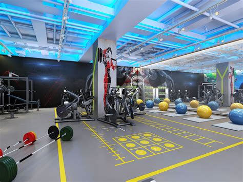 彭州健身房设计 600平方 健身房装修 成都众派思设计|空间|室内设计|设计之心129 - 原创作品 - 站酷 (ZCOOL)