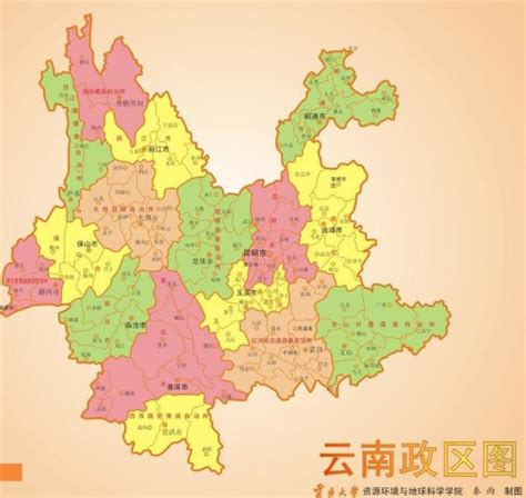 旅游：云南省旅游地图_好吃好玩_京讯网