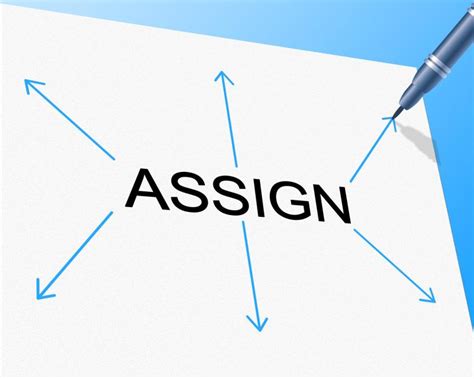Delegate Assign Indicates Task Management And Ascribe - Free Stock ...