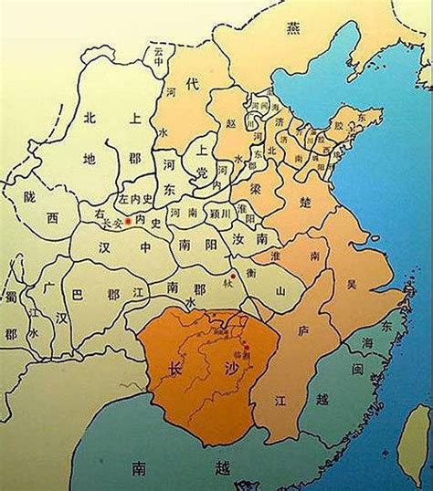 汉朝各个州地图（刘邦势力变化地图）-古历史