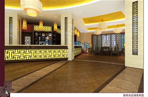现代中式酒店的大堂|space|Home Decoration Design|Z37715446_Original作品-站酷(ZCOOL)