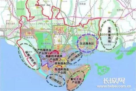 曹妃甸新城最新规划图,妃甸2030规划,妃甸际机场规划图_大山谷图库